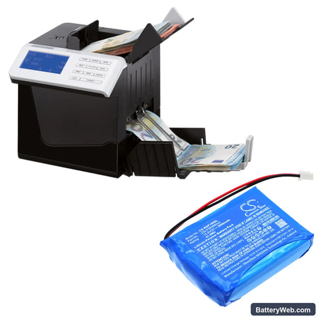 Ratiotec Rapidcount Compact Replacement Battery, 10.8V, 2000mAh, Li-Polymer 6