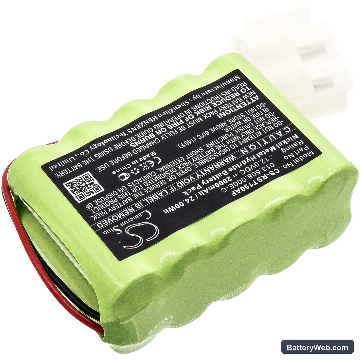 Record STA15 Replacement Battery, 12V, 2000mAh, Ni-MH 2