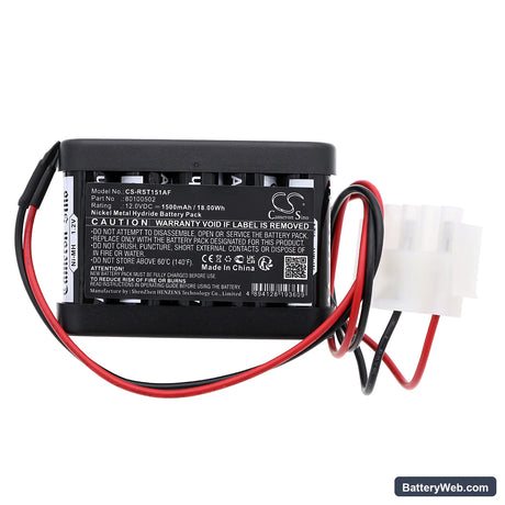 Record STA15 Replacement Battery, 12V, 1500mAh, Ni-MH 3