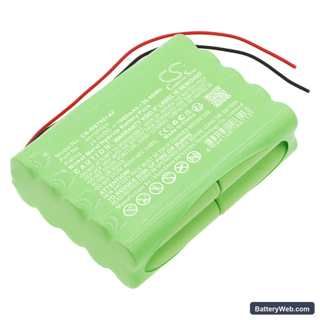 Record 80100503 Replacement Battery, 24V, 1500mAh, Ni-MH 1