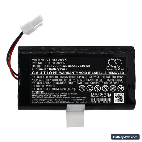 Rowenta Smart Force Cyclonic RR8021 Replacement Battery, 14.8V, 5200mAh, Li-ion 3