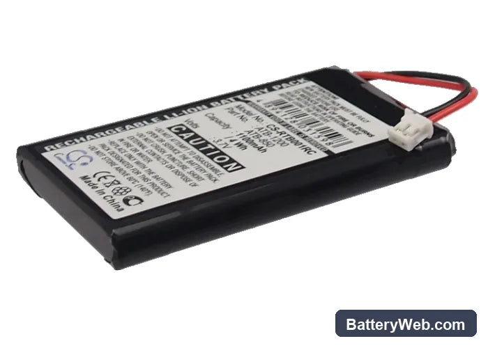 RTI T2B Replacement Battery, 3.7V, 1100mAh, Li-ion 2