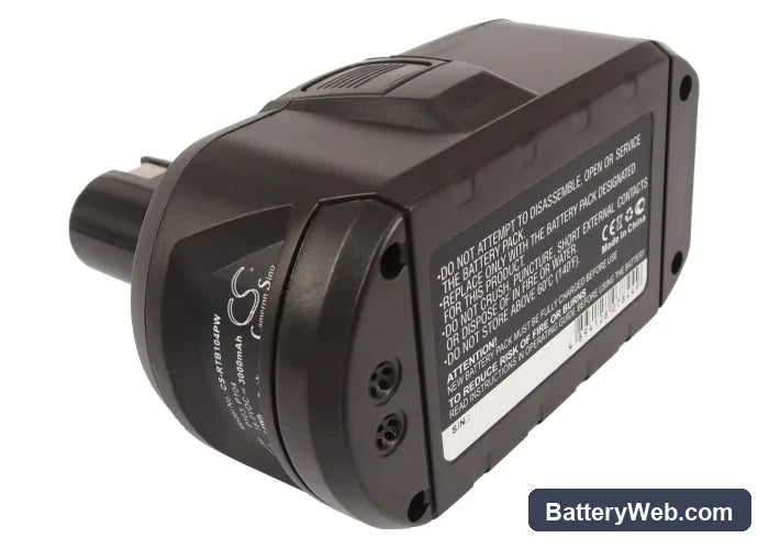 Ryobi ZRP813 Replacement Battery, 18V, 3000mAh, Li-ion 3