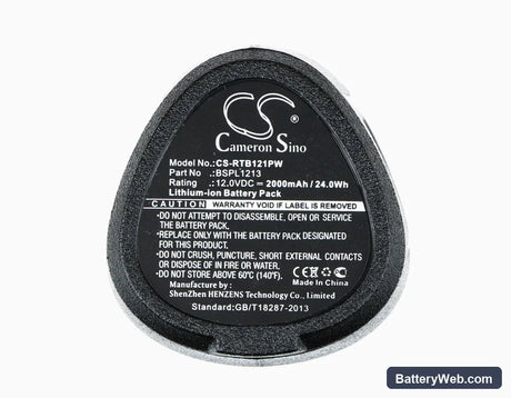 Ryobi RCD12011L Replacement Battery, 12V, 2000mAh, Li-ion 5