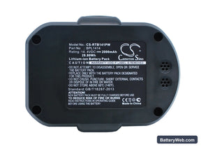 Ryobi CDD144V22 Replacement Battery, 14.4V, 2000mAh, Li-ion 1
