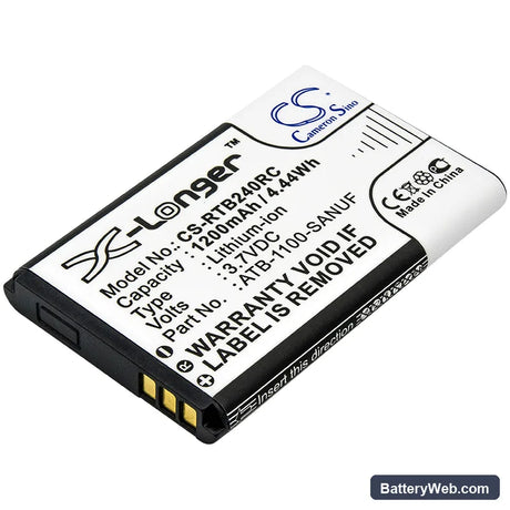 LeTV RC60Tp6 Replacement Battery, 3.7V, 1200mAh, Li-ion 1