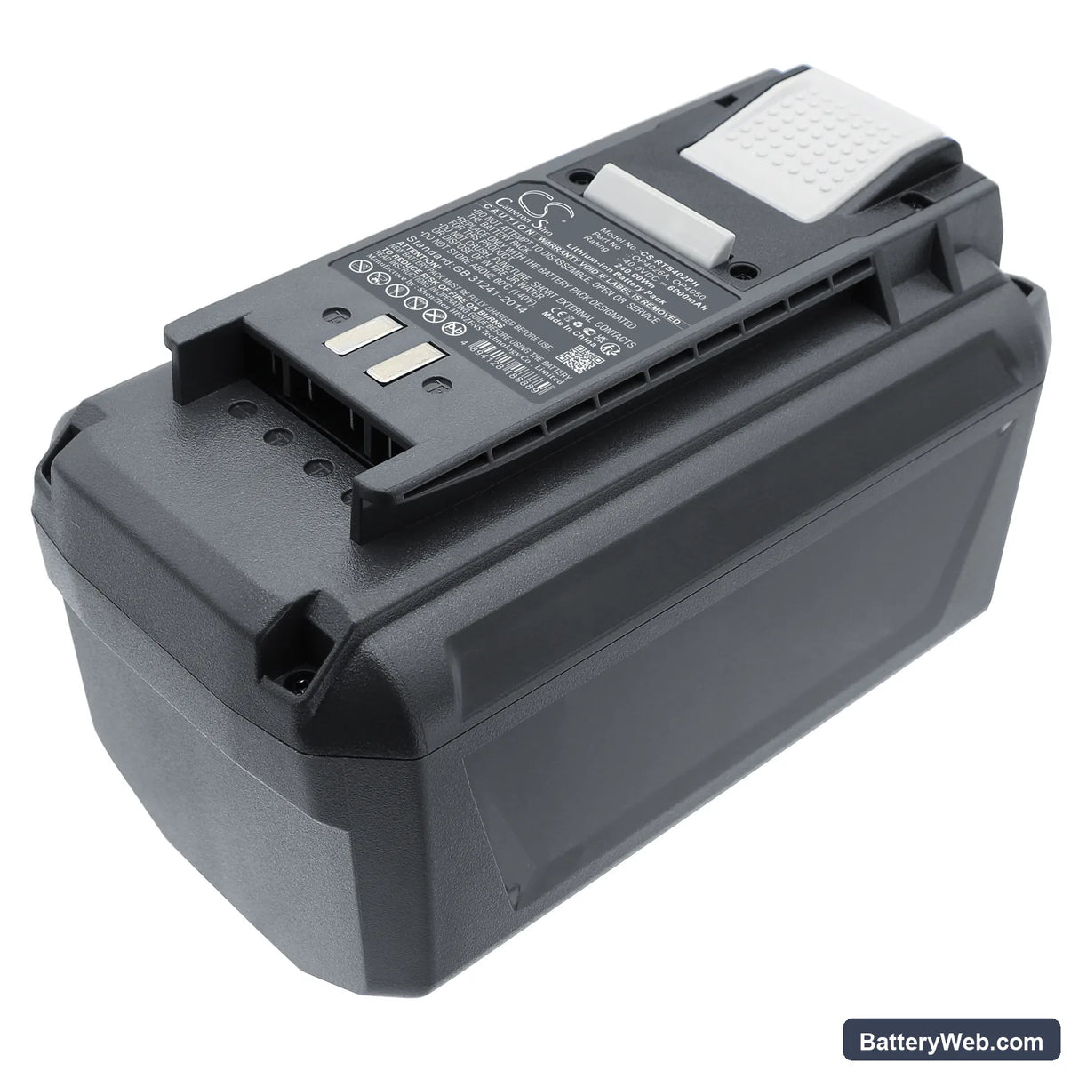 Ryobi RY40210 Replacement Battery, 40V, 6000mAh, Li-ion 1