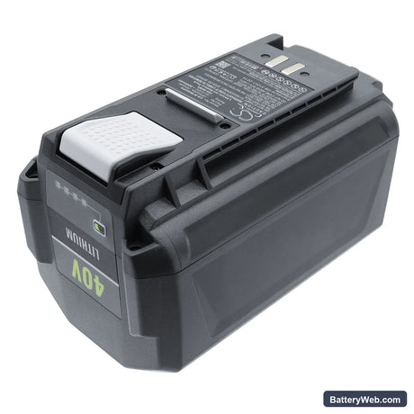 Ryobi RY40210 Replacement Battery, 40V, 6000mAh, Li-ion 2