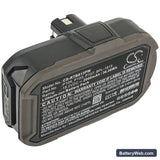 Ryobi ZRP813 Replacement Battery, 18V, 2000mAh, Li-ion 1