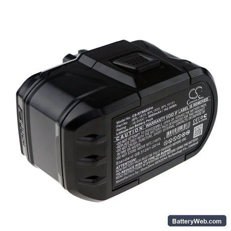 Ryobi ZRP813 Replacement Battery, 18V, 9000mAh, Li-ion 3