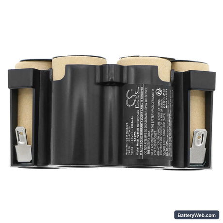 Rowenta Minivac Extenso 4.8V Replacement Battery, 4.8V, 2000mAh, Ni-MH 5