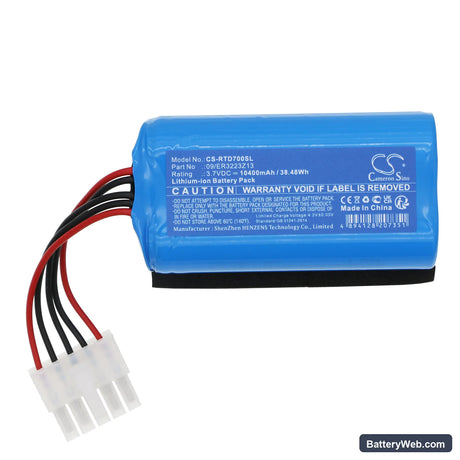 Radiodetection RD8000 Replacement Battery, 3.7V, 10400mAh, Li-ion 3