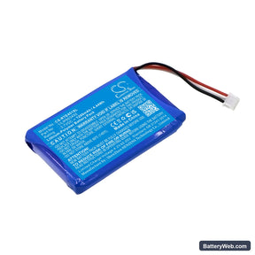 Range Rover Touchscreen Rear Entertainment Remote Replacement Battery, 3.7V, 1200mAh, Li-Polymer 1