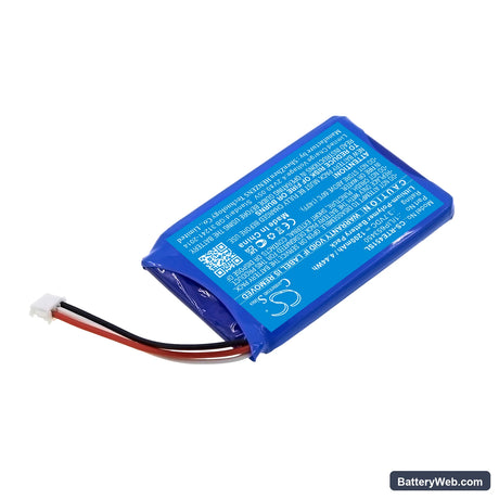 Range Rover Touchscreen Rear Entertainment Remote Replacement Battery, 3.7V, 1200mAh, Li-Polymer 2
