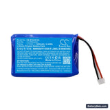 Range Rover Touchscreen Rear Entertainment Remote Replacement Battery, 3.7V, 1200mAh, Li-Polymer 3