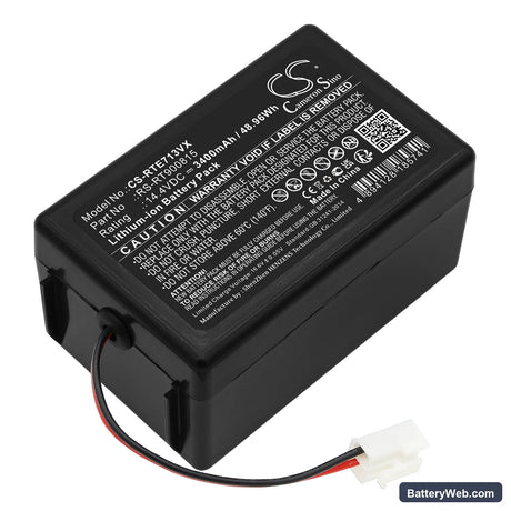 Rowenta Smart Force Extreme RR7126 Replacement Battery, 14.4V, 3400mAh, Li-ion 1
