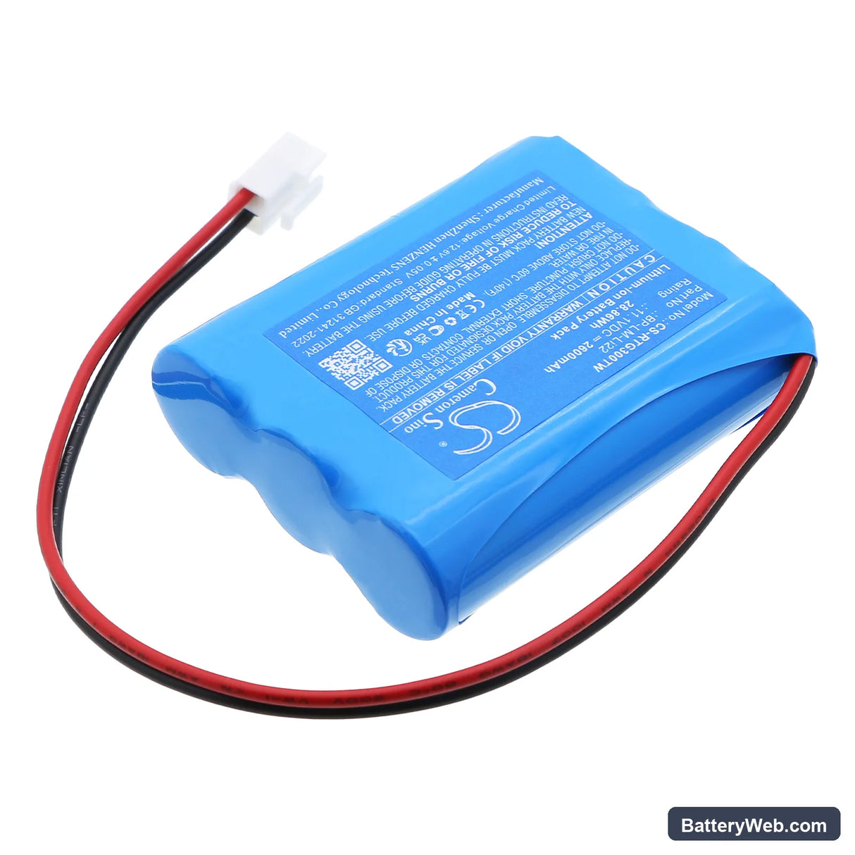 Ritron Generation 3 LoudMouth Receivers Replacement Battery, 11.1V, 2600mAh, Li-ion 2