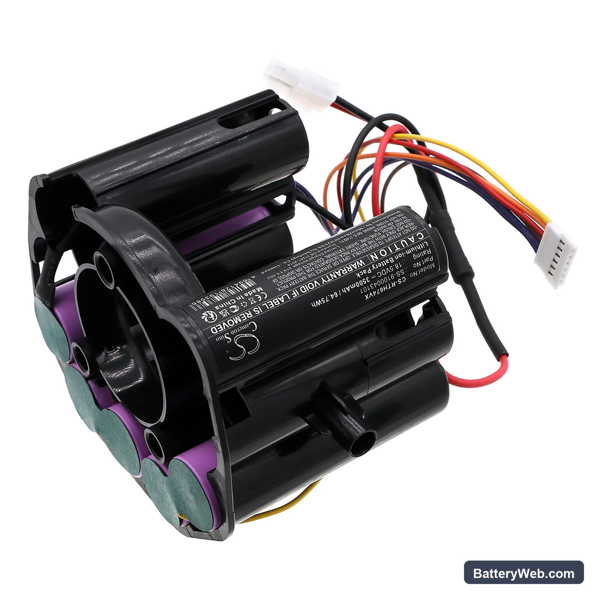 Rowenta Dual Force 2 in 1 Replacement Battery, 18.5V, 3500mAh, Li-ion 2