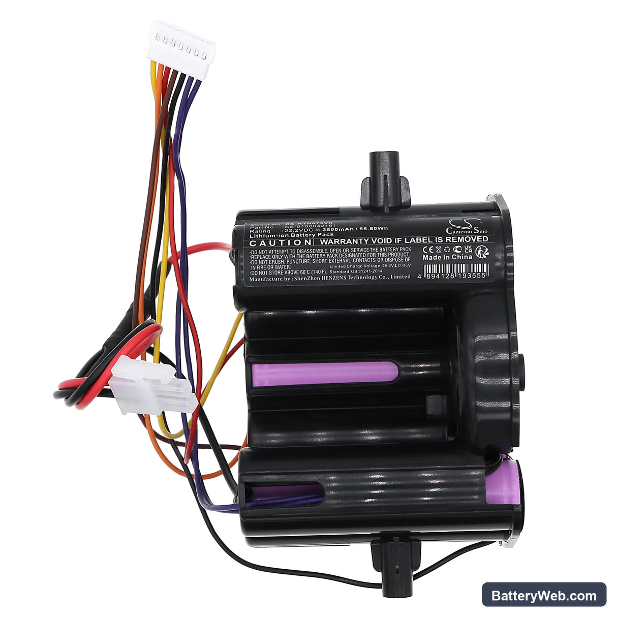 Rowenta RH6751WO Replacement Battery, 22.2V, 2500mAh, Li-ion 3