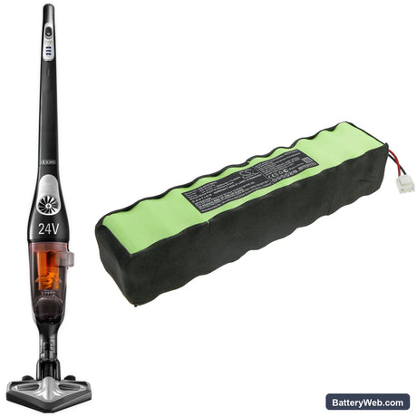 Rowenta RH8770WU/2D1 Replacement Battery, 24V, 3000mAh, Ni-MH 6