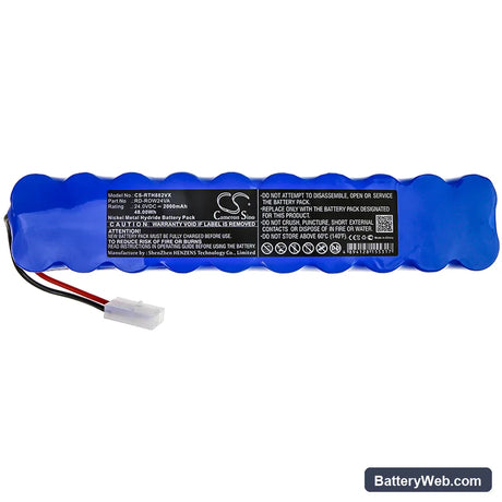 Rowenta RH8827WO/2D0 Replacement Battery, 24V, 2000mAh, Ni-MH 3