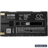 LUNEAU Retinomax III K+ Replacement Battery, 7.4V, 2600mAh, Li-ion 3