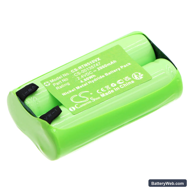 Rowenta Tondeuse Wet & Dry Replacement Battery, 2.4V, 2000mAh, Ni-MH 1