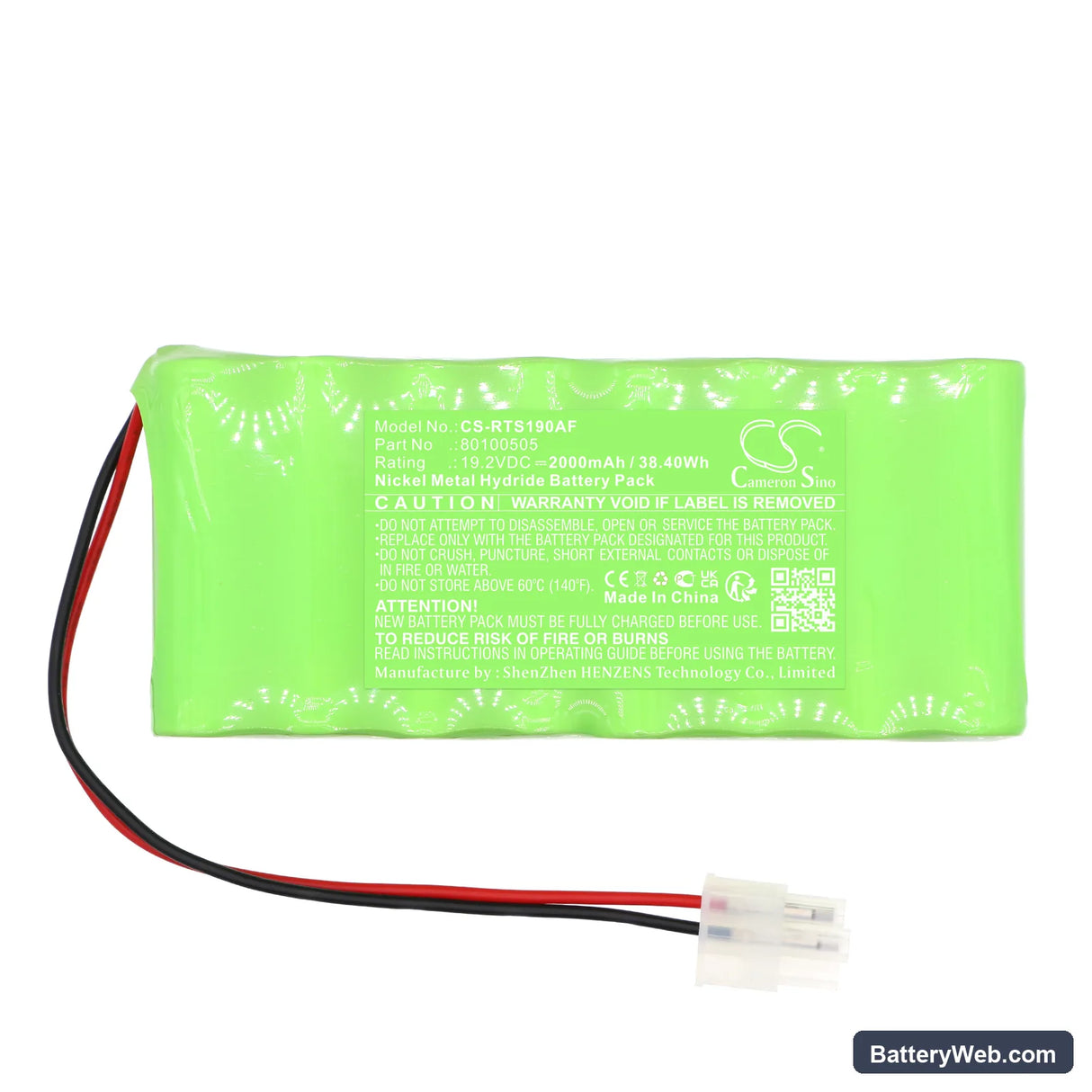 agtatec AG STG19 Replacement Battery, 19.2V, 2000mAh, Ni-MH 3
