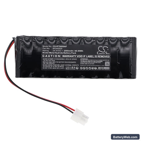 Record Saga Easy Replacement Battery, 24V, 2000mAh, Ni-MH 3