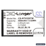 Retevis RT22 Replacement Battery, 3.7V, 950mAh, Li-ion 3