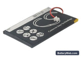 RightWay 550 Replacement Battery, 3.7V, 900mAh, Li-Polymer 4