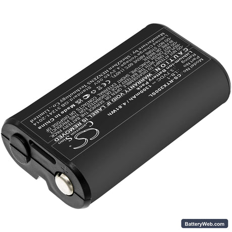 Rode Performer TX-M2 Replacement Battery, 3.7V, 1300mAh, Li-ion 2