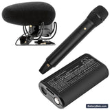 Rode Performer TX-M2 Replacement Battery, 3.7V, 1300mAh, Li-ion 4
