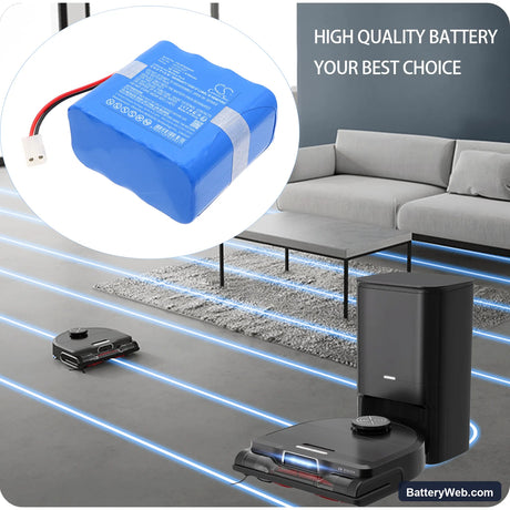 Rowenta RR9695WH Replacement Battery, 14.8V, 6700mAh, Li-ion 6
