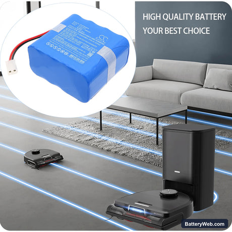 Rowenta RR9695WH Replacement Battery, 14.8V, 5200mAh, Li-ion 6