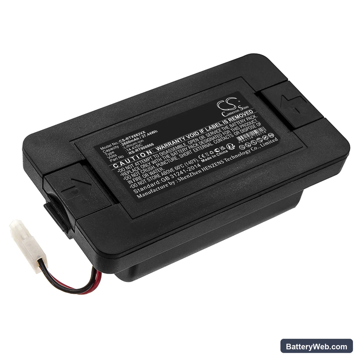 Bagotte BAGOTTE Replacement Battery, 14.4V, 2600mAh, Li-ion 1