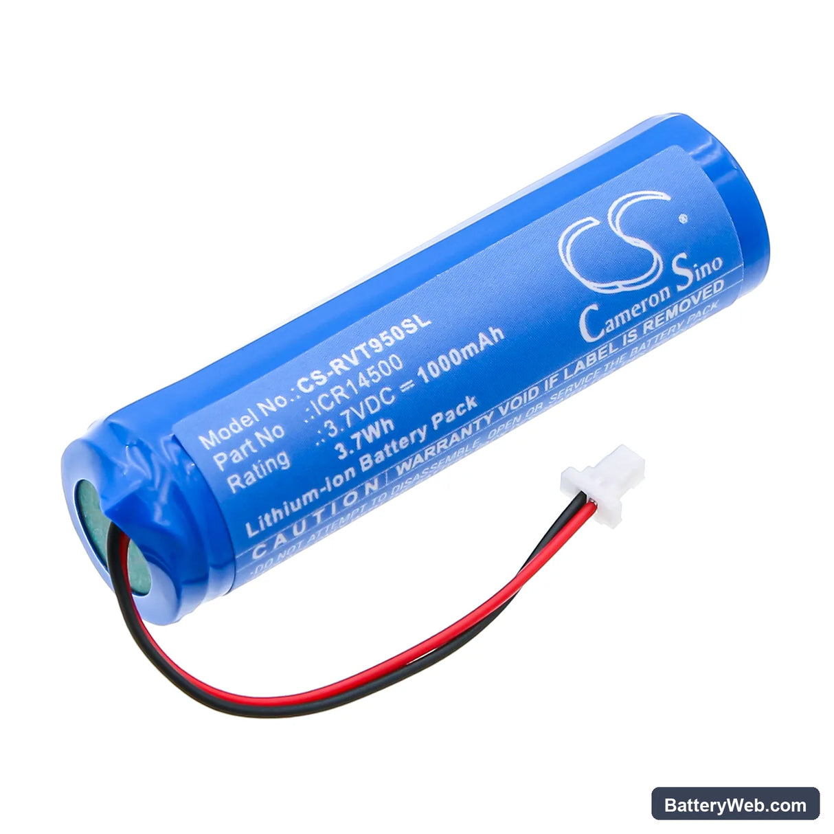 Rapoo VT950 Replacement Battery, 3.7V, 1000mAh, Li-ion 1