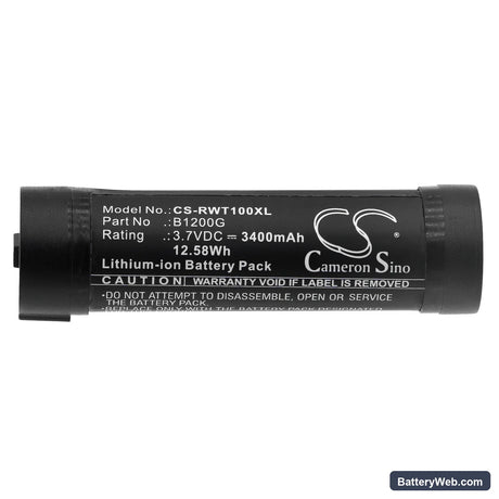 RealWear HMT-1 Replacement Battery, 3.7V, 3400mAh, Li-ion 3