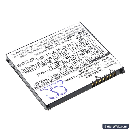 HP iPAQ hx2000 Replacement Battery, 3.7V, 1400mAh, Li-ion 2