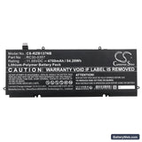 Razer Book 13 Core i7 Replacement Battery, 11.55V, 4700mAh, Li-Polymer 3