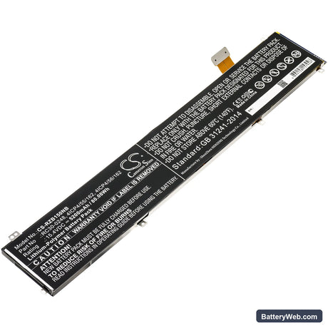 Razer Blade 15 2018 512GB 144Hz Replacement Battery, 15.4V, 5200mAh, Li-Polymer 1