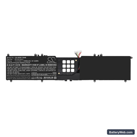 Razer Blade 17 Early 2022 Replacement Battery, 15.4V, 5300mAh, Li-Polymer 3