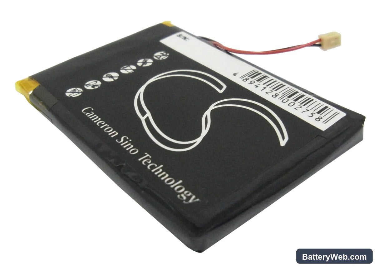Sony NW-A2000 Replacement Battery, 3.7V, 750mAh, Li-Polymer 4