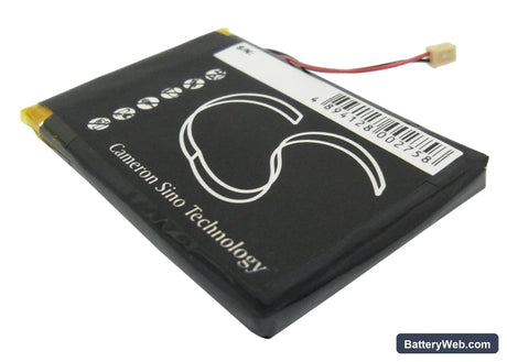 Sony NW-A2000 Replacement Battery, 3.7V, 750mAh, Li-Polymer 4