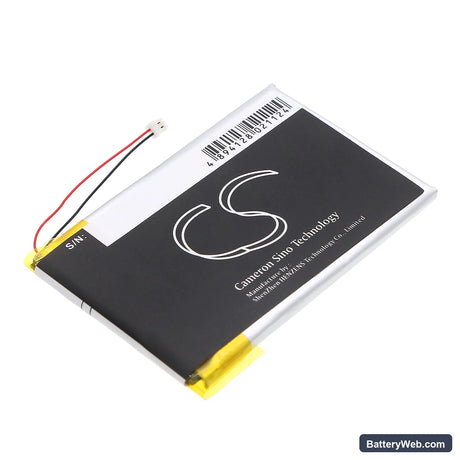 Sony NWZ-S600 Replacement Battery, 3.7V, 750mAh, Li-Polymer 3