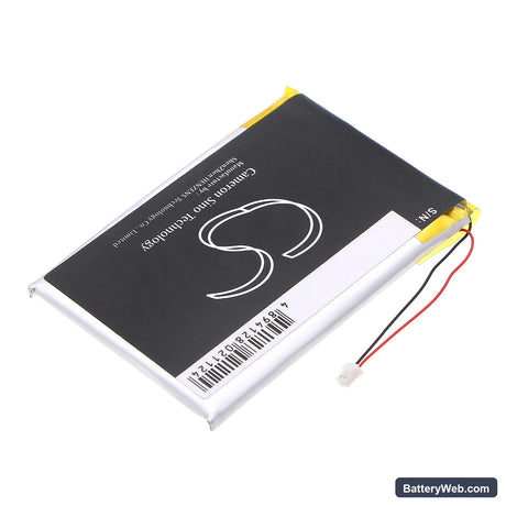 Sony NWZ-S600 Replacement Battery, 3.7V, 750mAh, Li-Polymer 4