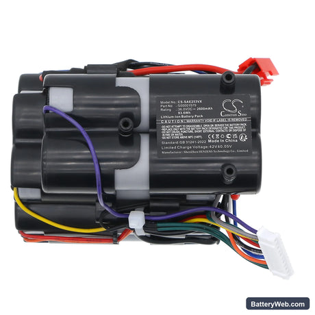 Solac AE2536 Replacement Battery, 36V, 2200mAh, Li-ion 5