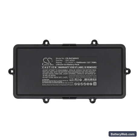 Seauto Shark Replacement Battery, 21.9V, 10400mAh, Li-ion 5