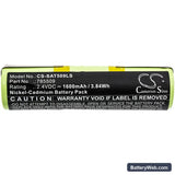 Saft 785509 Replacement Battery, 2.4V, 1600mAh, Ni-CD 3