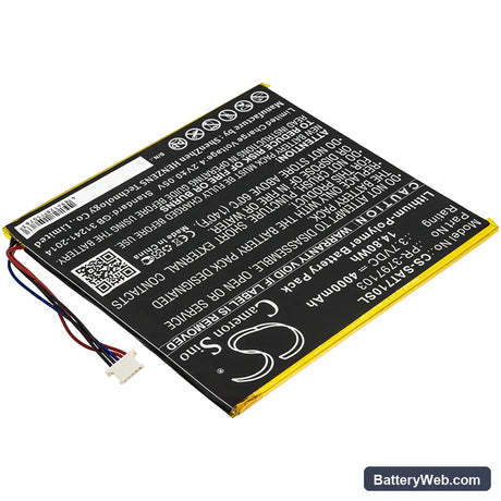 Insignia Flex NS Replacement Battery, 3.7V, 4000mAh, Li-Polymer 2